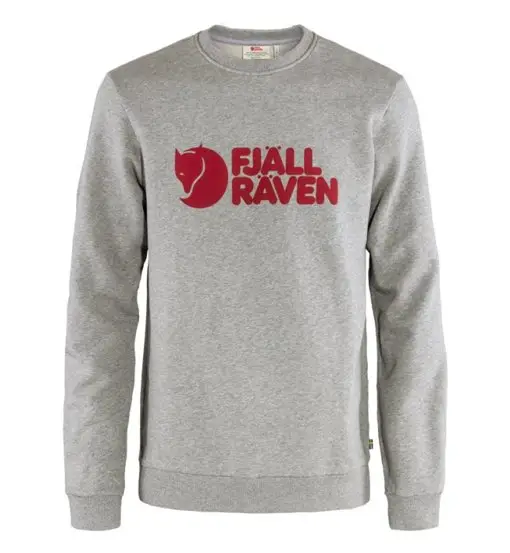 Fjällräven Logo Sweater - felpa - uomo Grey