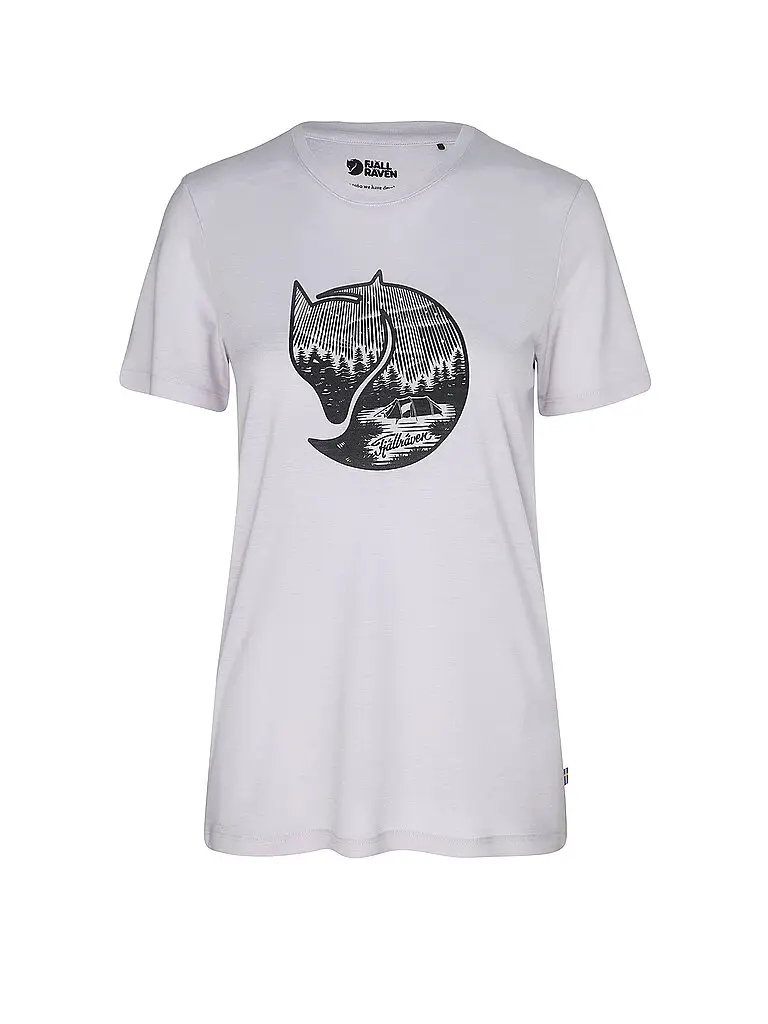 Maglietta funzionale da donna Abisko Wool Fox lilla | S