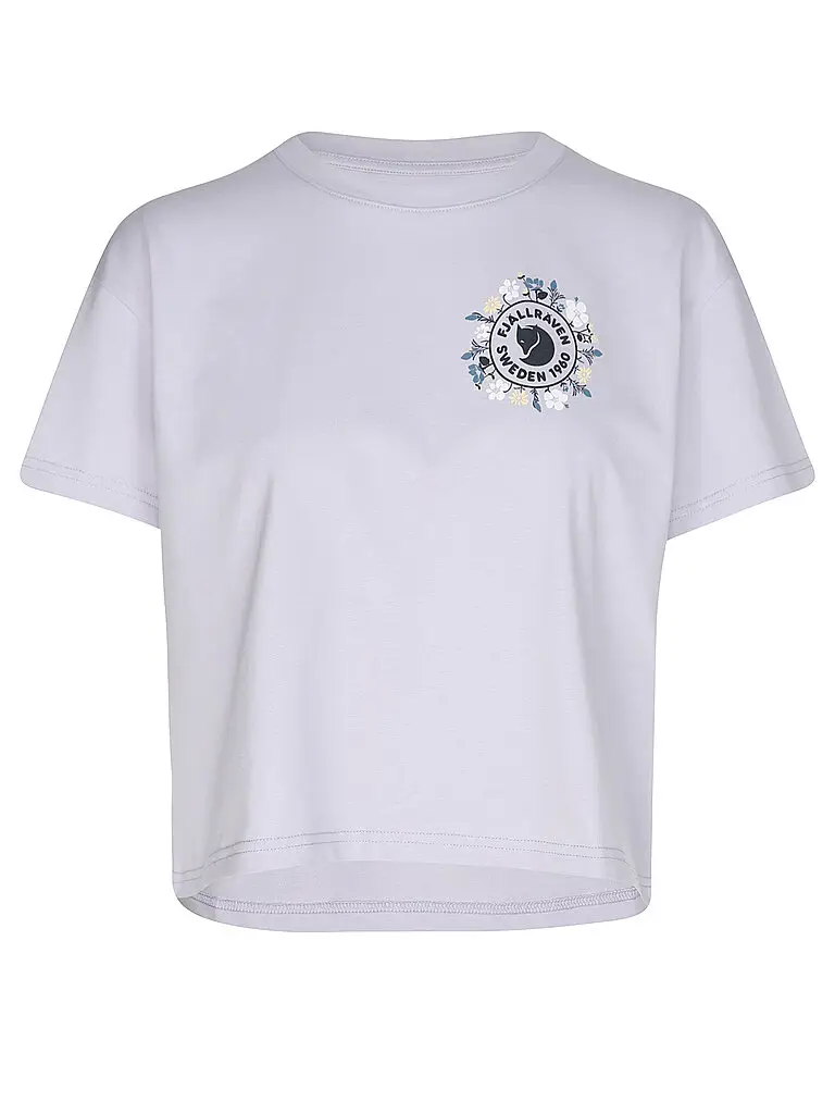 Maglietta funzionale da donna Fjällblomster Logo lilla | XS
