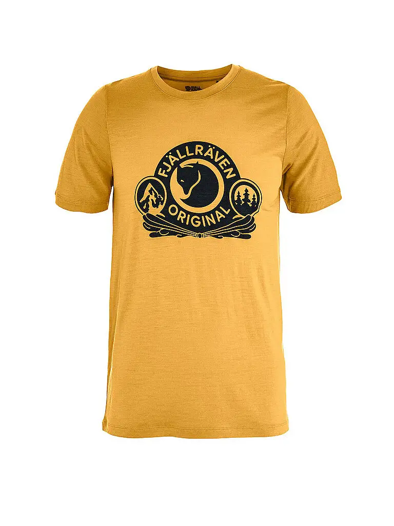 Maglietta funzionale da uomo Abisko Wool Classic oro | S