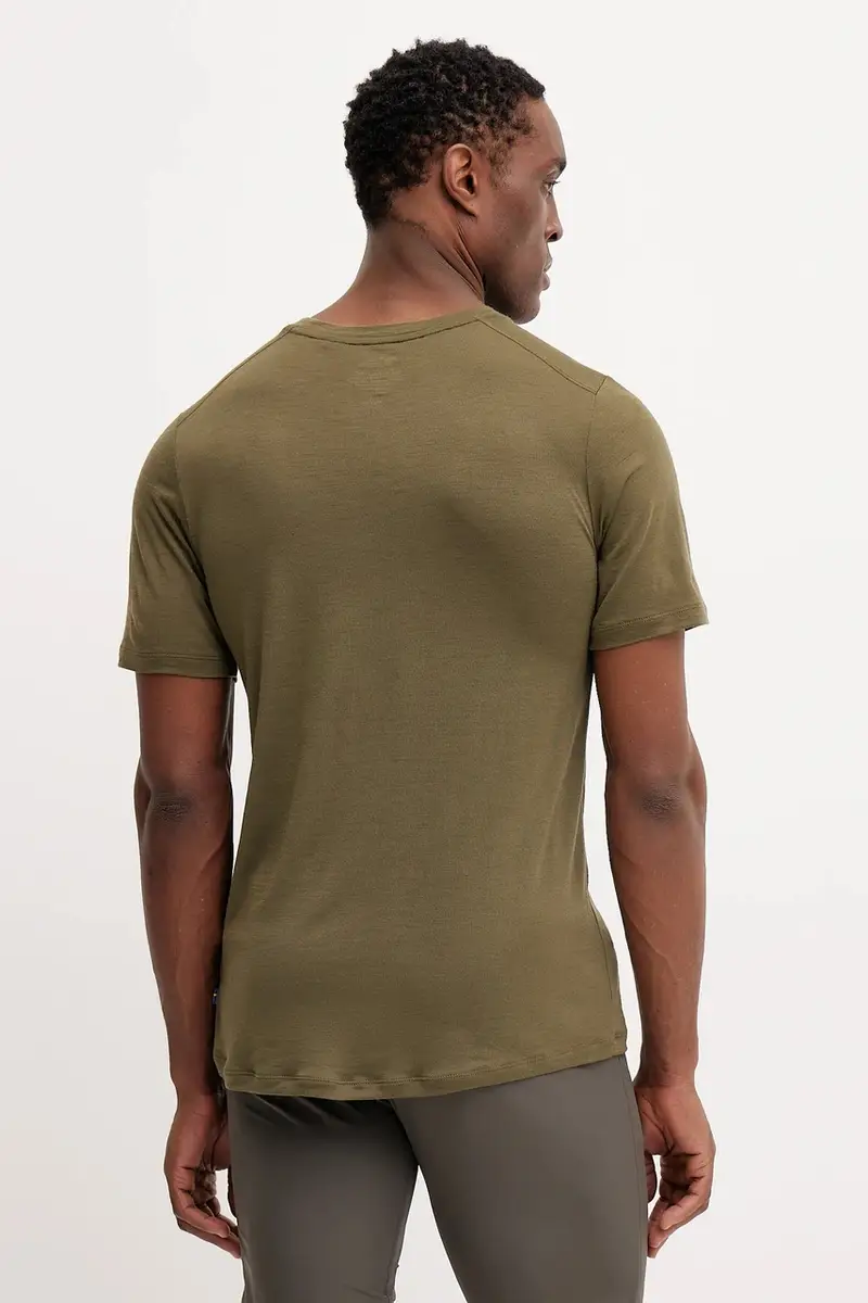 maglietta sportiva Abisko Wool Classic Verde miniatura 3