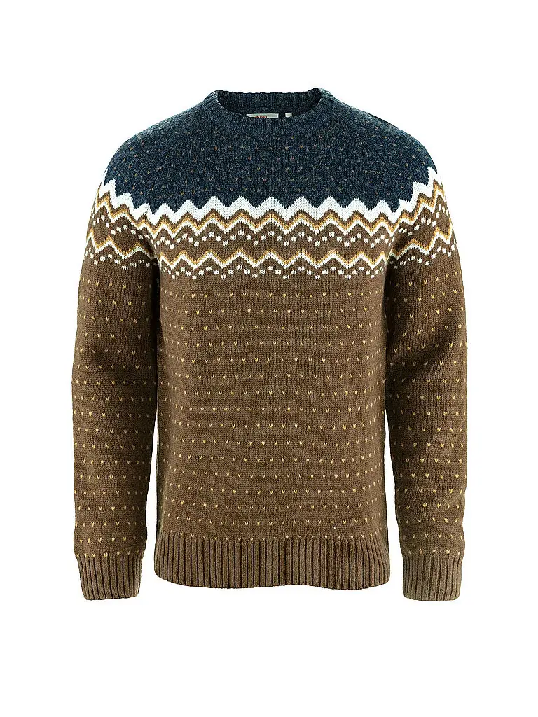 Maglione funzionale da uomo Oevik Knit Wool marrone | XL