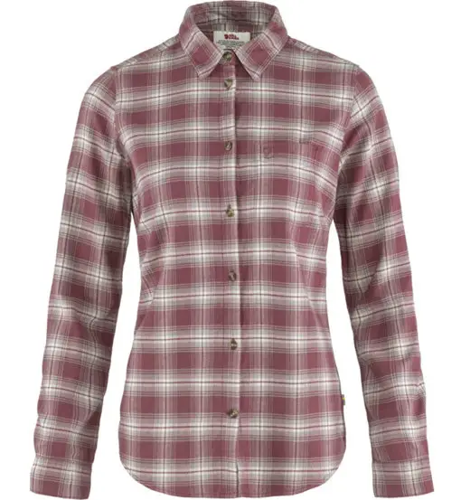 Övik Flannel W - camicia maniche lunghe - donna Red