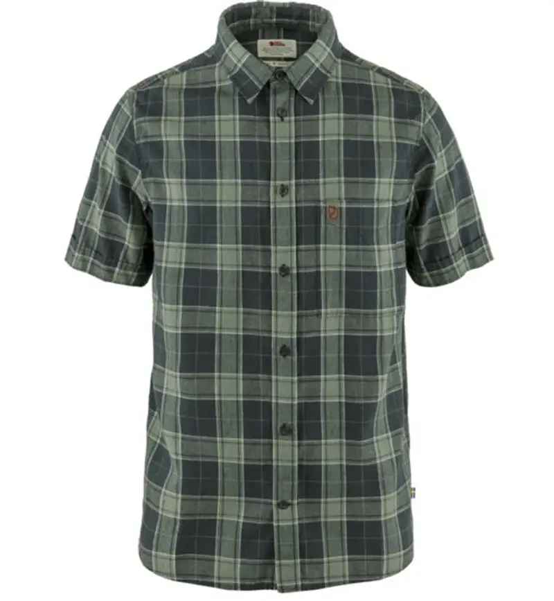 Ovik Travel SS M - camicia a maniche corte - uomo Green