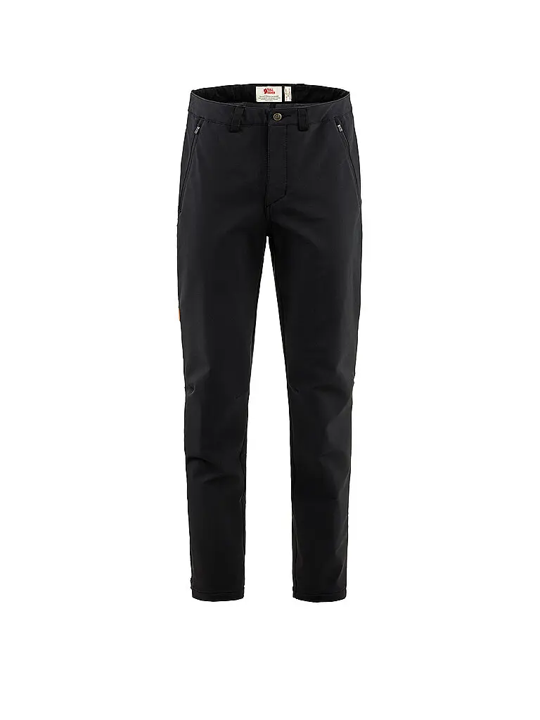 Pantaloni softshell da trekking da uomo Abisko Winter Stretch nero | 46