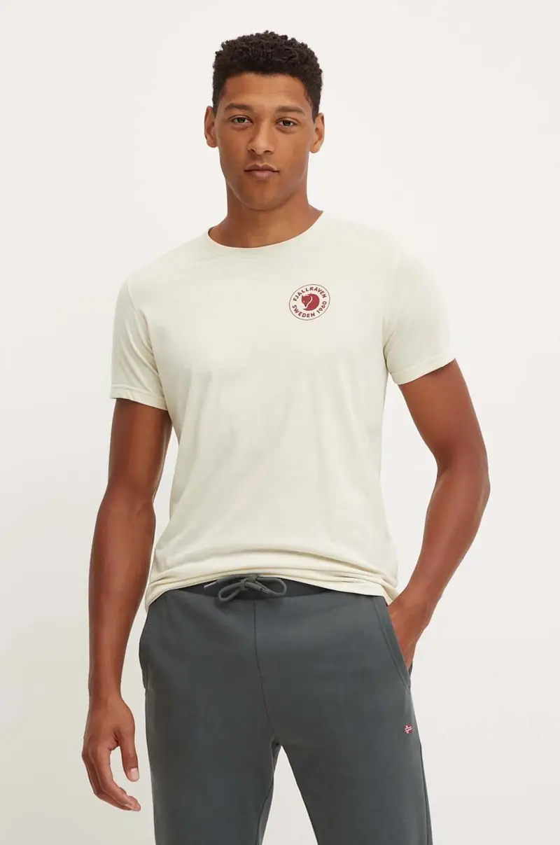 Fjallraven T-shirt Uomo Beige 2240599