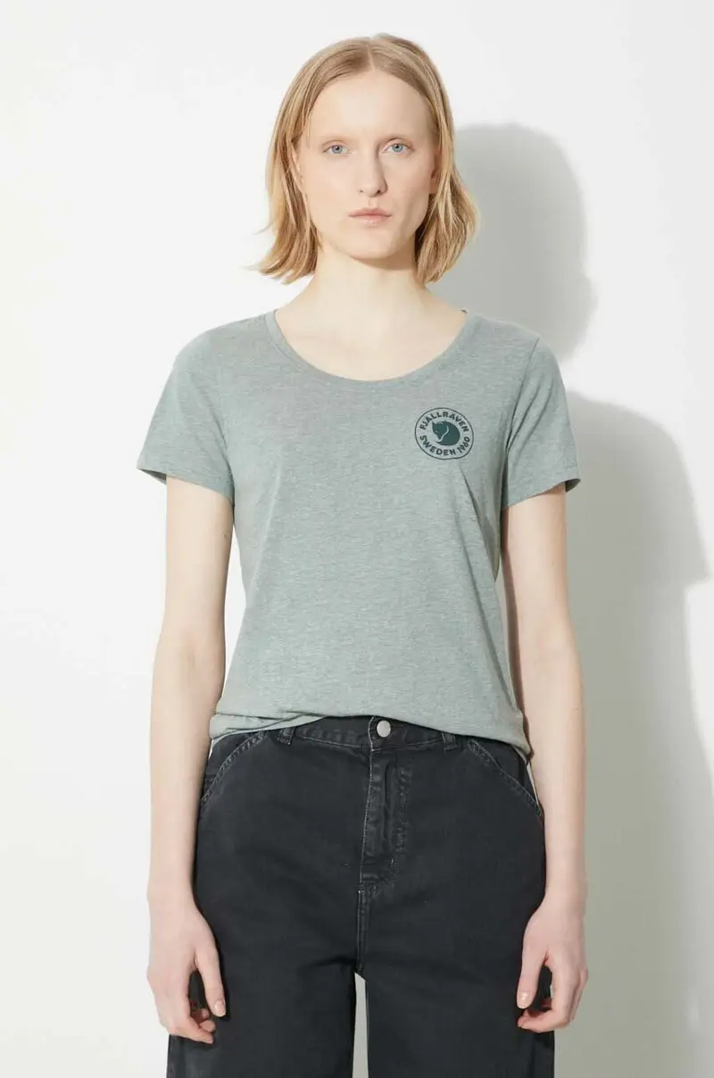 Fjallraven T-shirt Donna Verde 2260474
