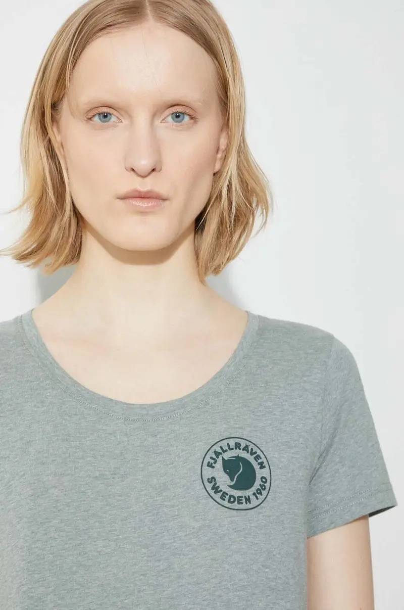Fjallraven T-shirt Donna Verde 3830370 miniatura 5