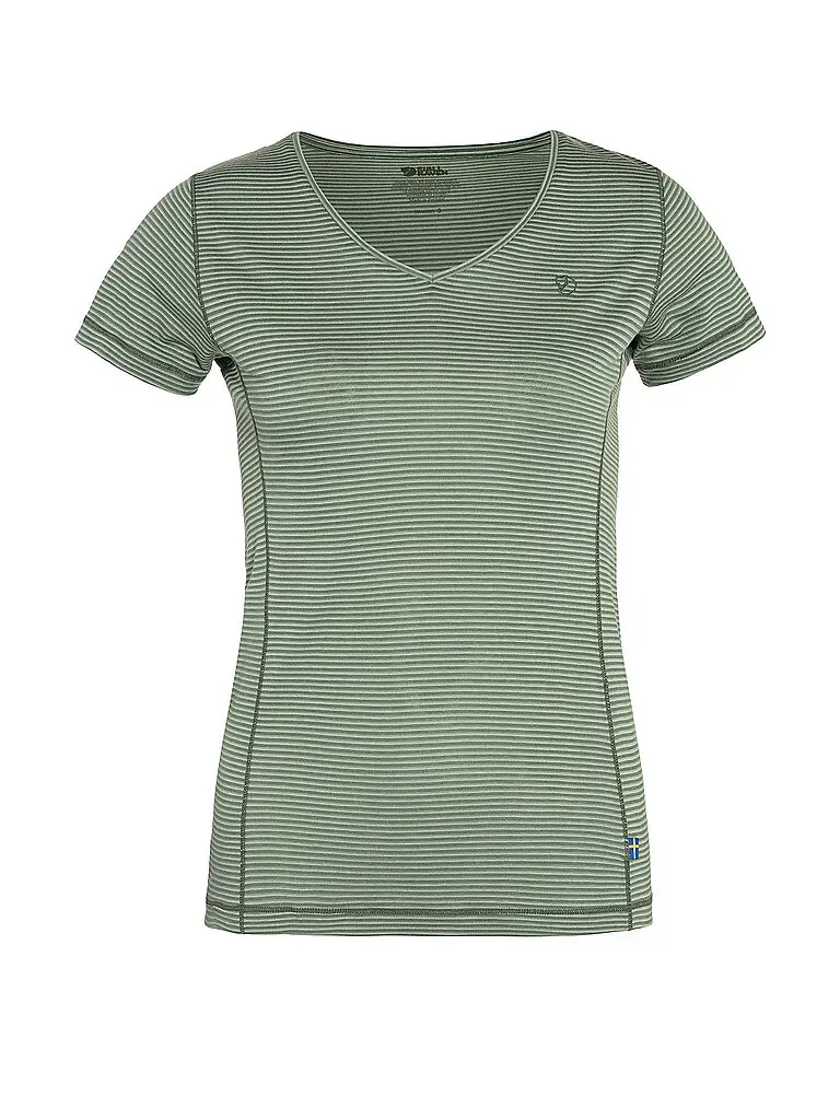 T-shirt da donna Abisko Cool W verde chiaro | XS