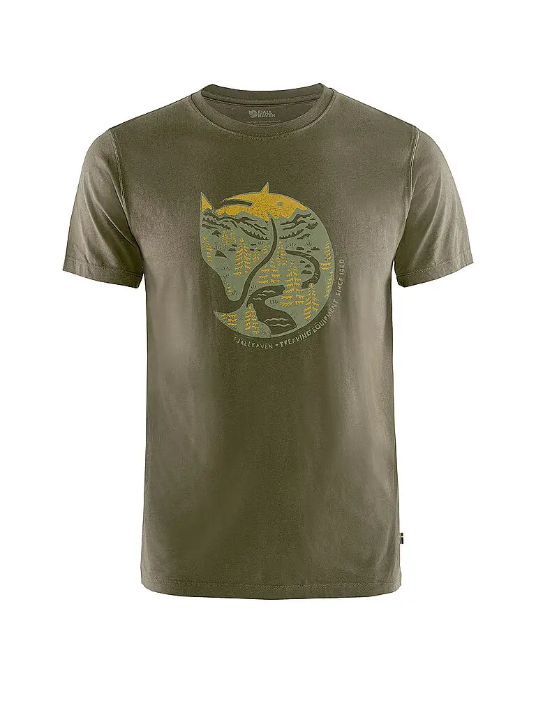 T-shirt da uomo Arctic Fox oliva | S
