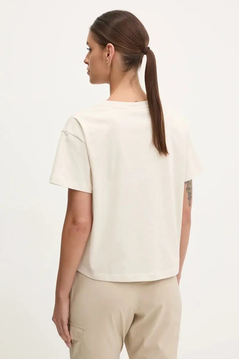 Fjallraven T-shirt Donna Beige 3121486 miniatura 3