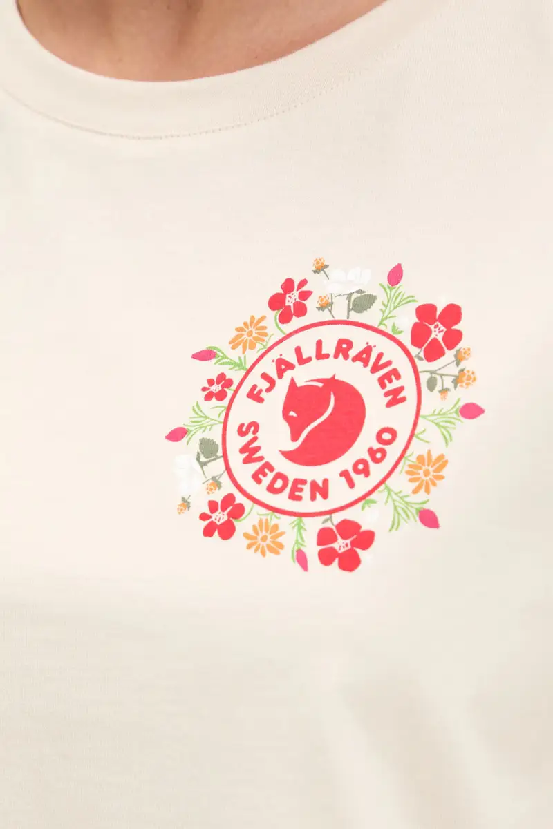 Fjallraven T-shirt Donna Beige 3121486 miniatura 5