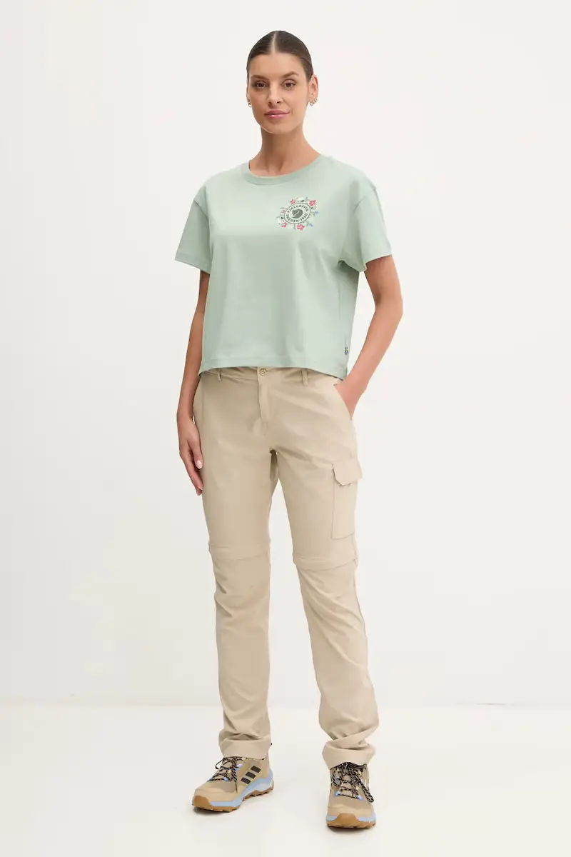 Fjallraven T-shirt Verde 4151231 miniatura 2