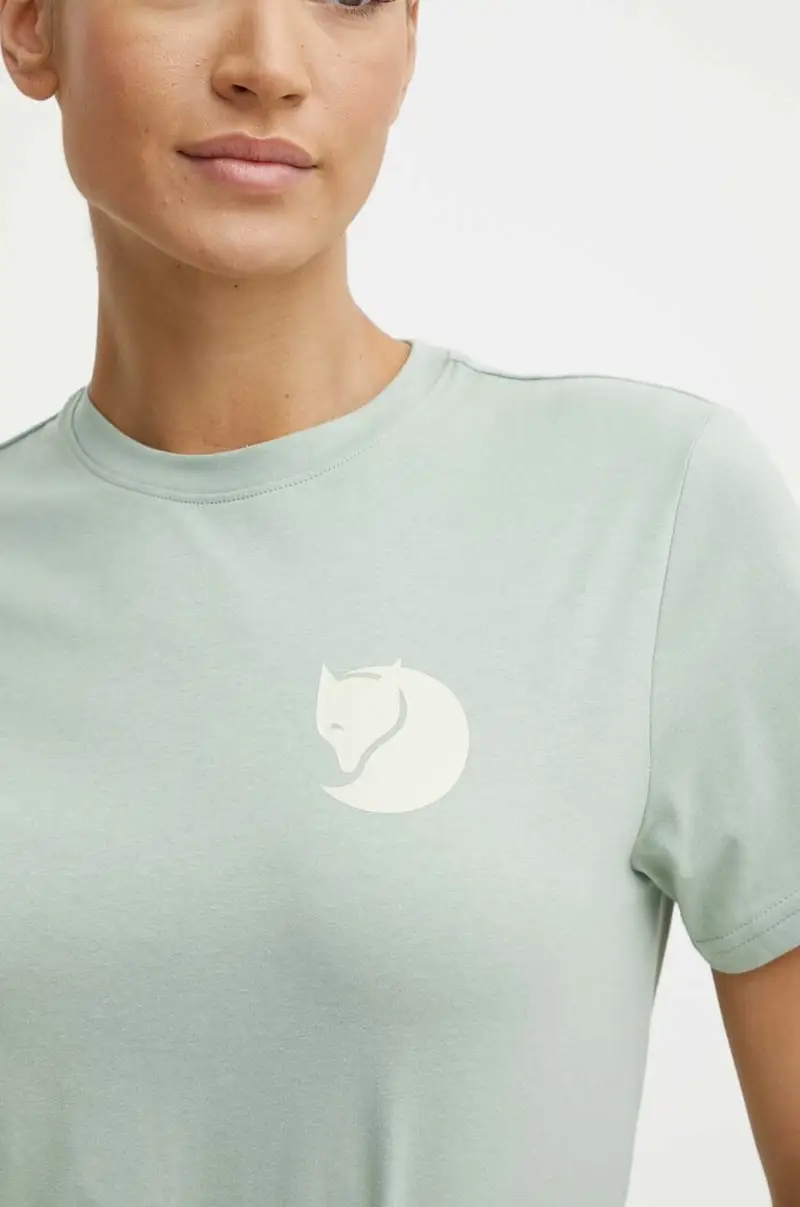 Fjallraven T-shirt Donna Verde 3668283 miniatura 4