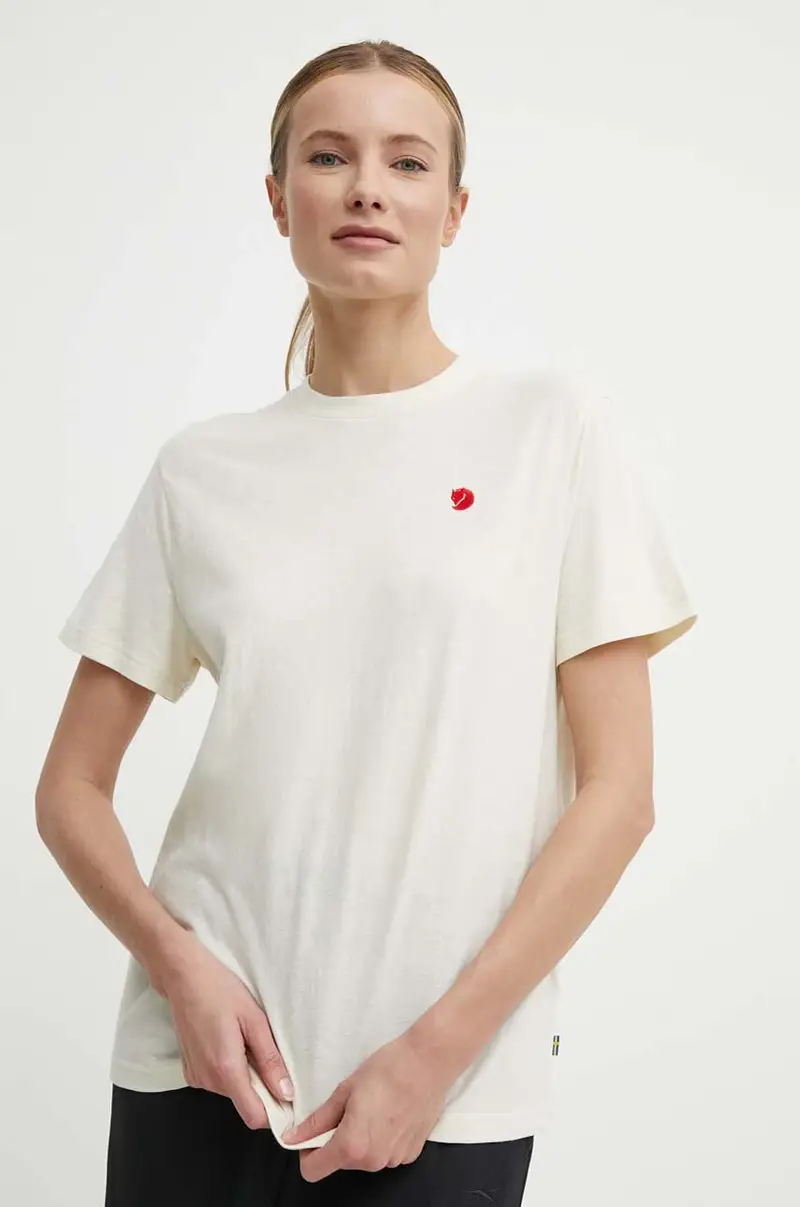 Fjallraven T-shirt Donna Beige 2885222