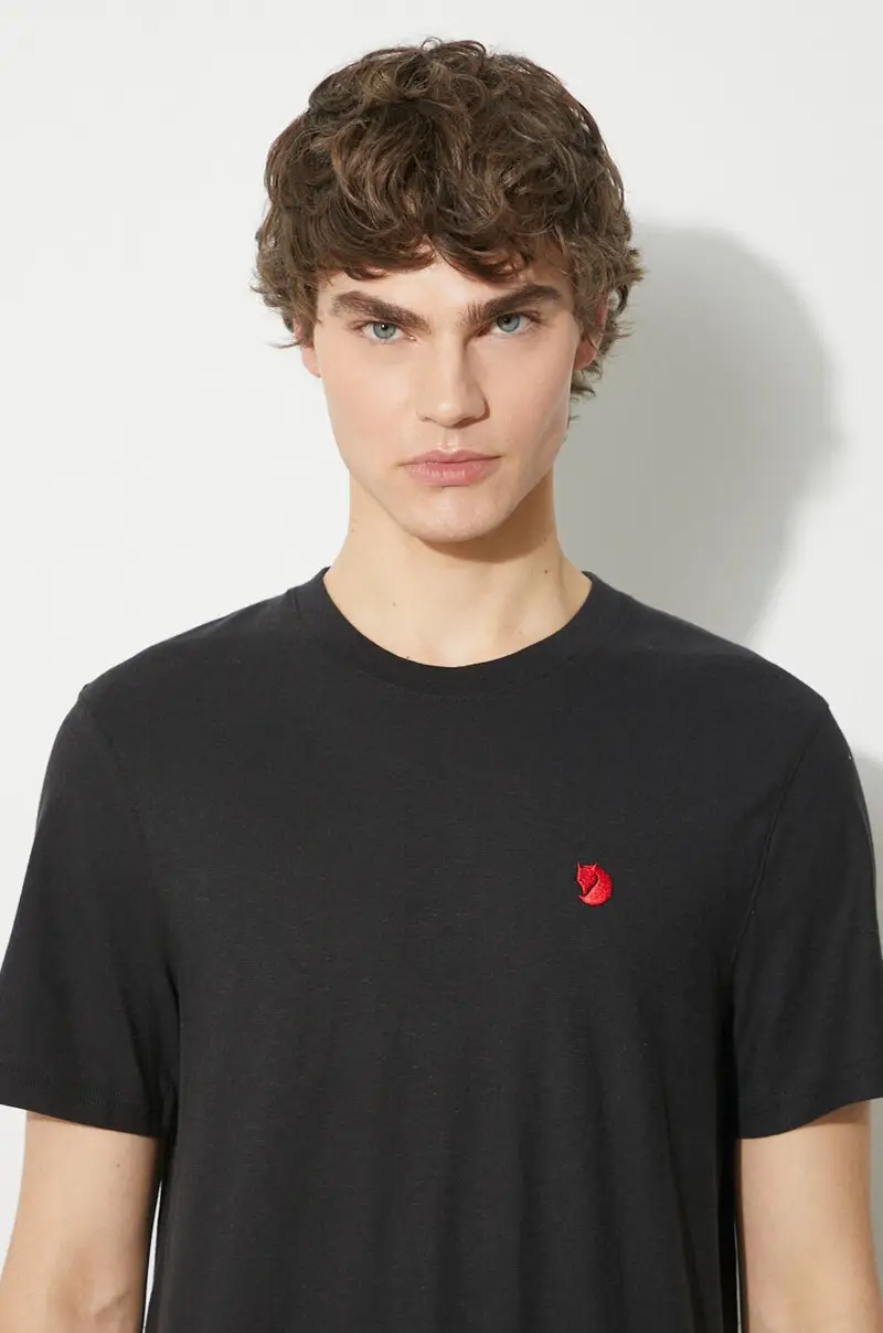 Fjallraven T-shirt Uomo Nero 2809736 miniatura 3