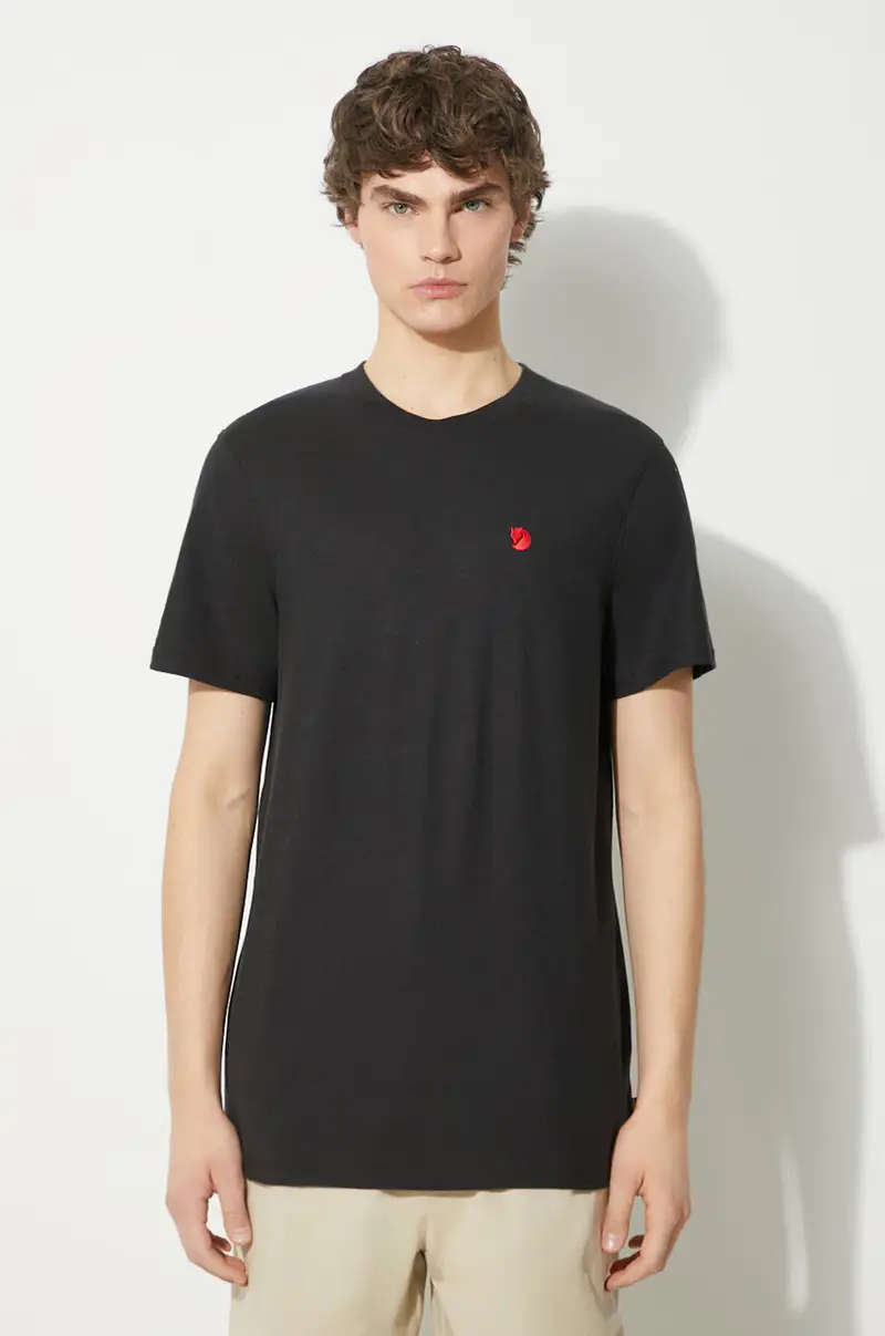 Fjallraven T-shirt Uomo Nero 3327144