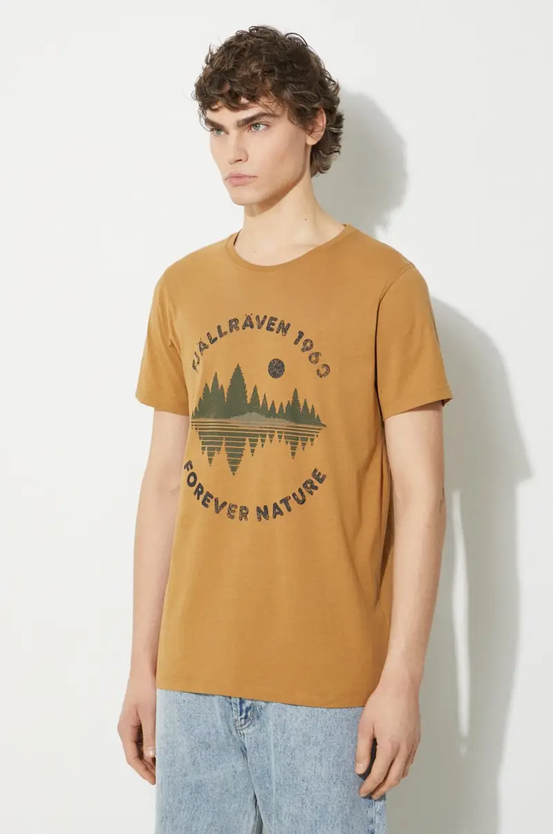 Fjallraven T-shirt Uomo Marrone 2250700