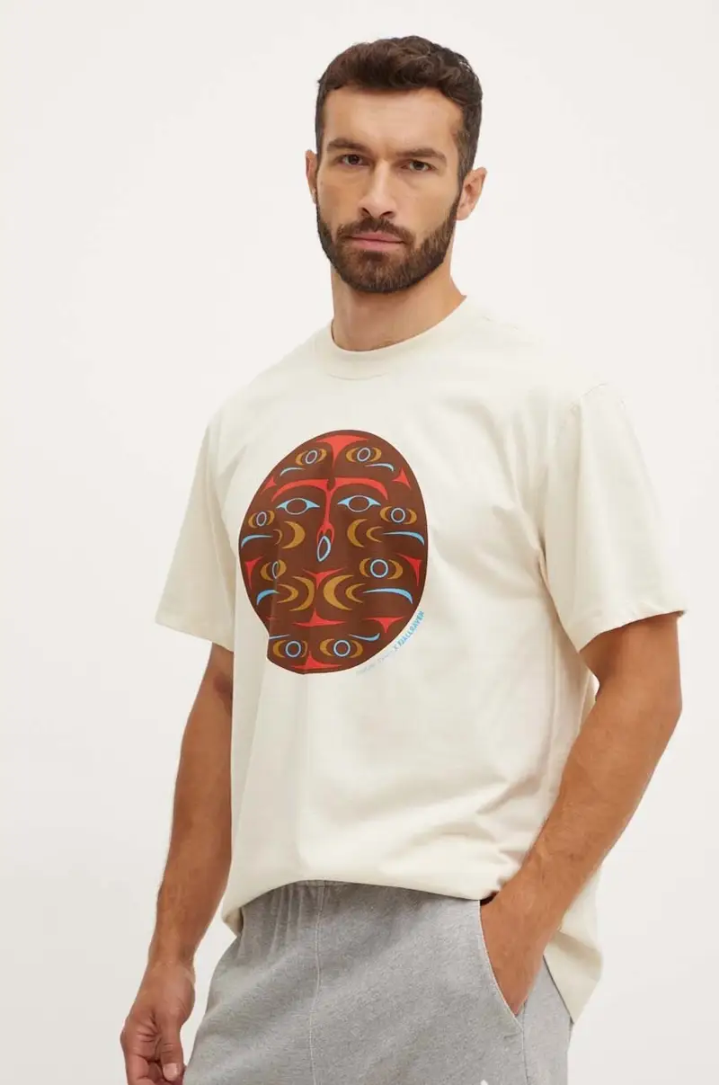 Fjallraven T-shirt Beige 4157126 miniatura 2