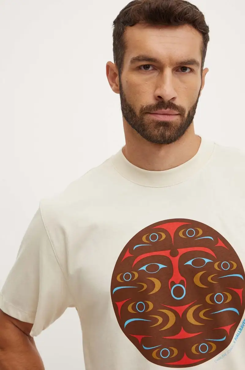 Fjallraven T-shirt Beige 4157126 miniatura 5