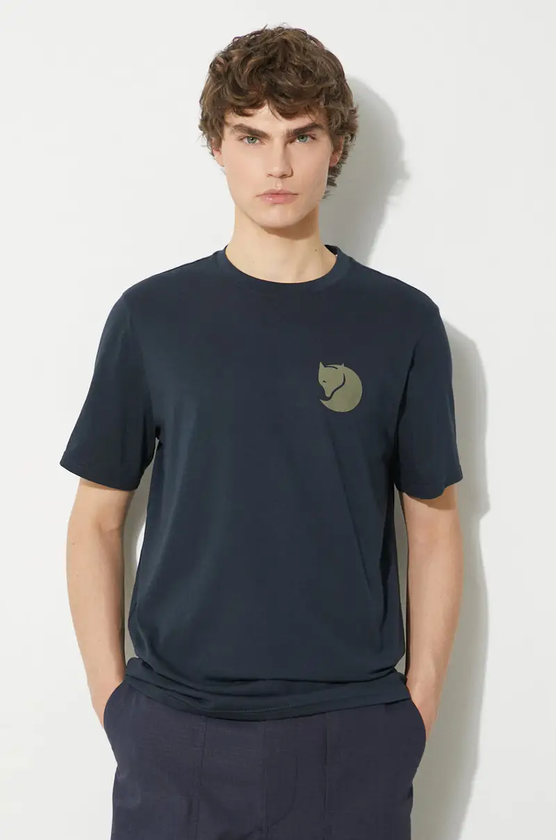 Fjallraven T-shirt Uomo Blu 2808852 miniatura 3