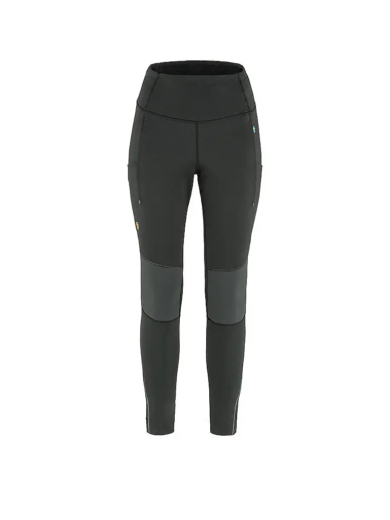 Tight da trekking da donna Abisko Värm nero | XS