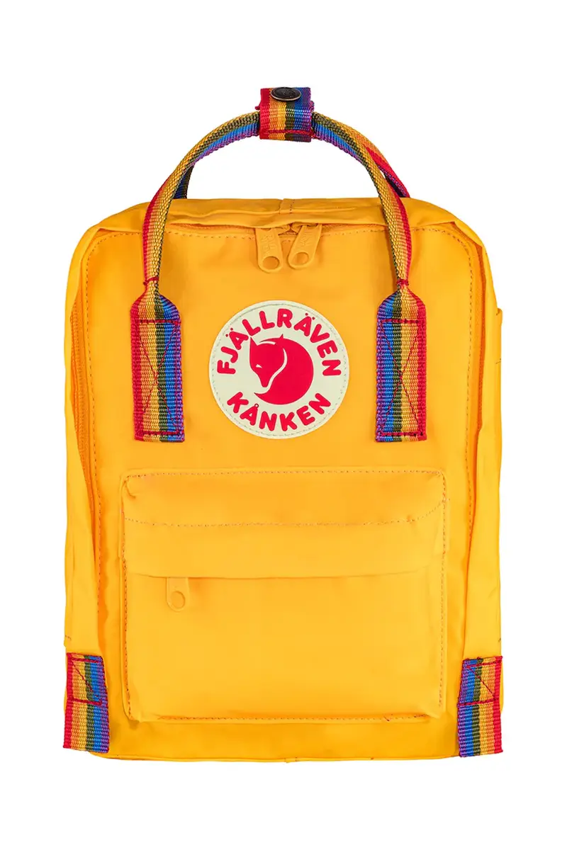 zaino bambino/a Kanken Rainbow Mini colore giallo F23621