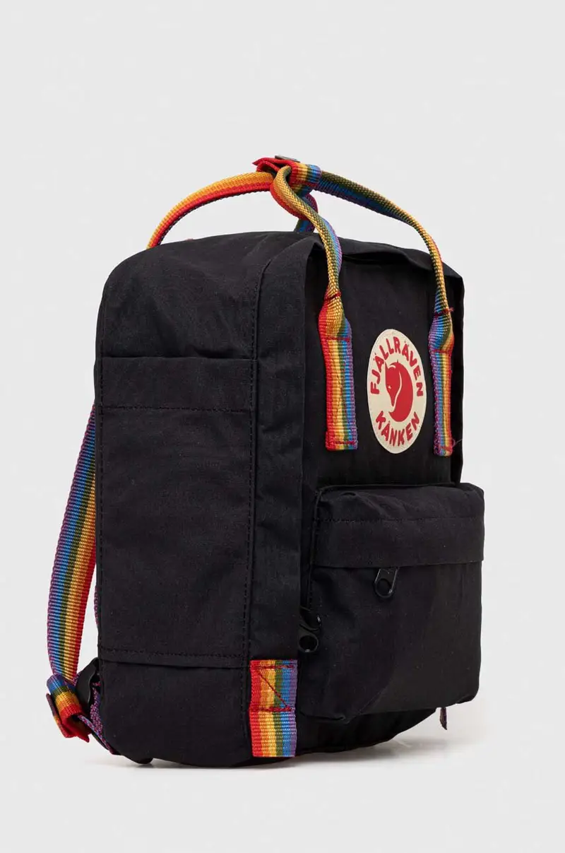 zaino bambino/a Kanken Rainbow Mini Nero miniatura 2