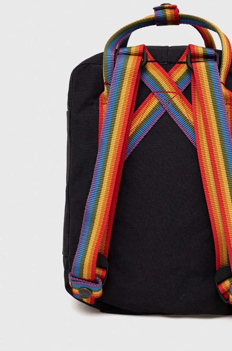 zaino bambino/a Kanken Rainbow Mini Nero miniatura 3