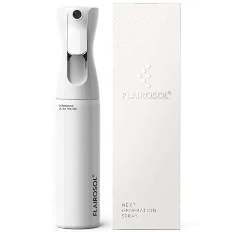 FLAIROSOL Flacone Spray Nebulizzatore per Capelli Ricci 300ml, Spruzzino Acqua Continua Fine per Barbiere/Parrucchiere