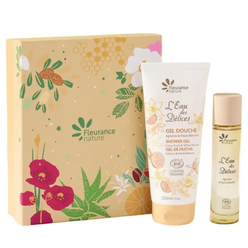 L'Eau des Délices Set regalo agrumi e fiori bianchi