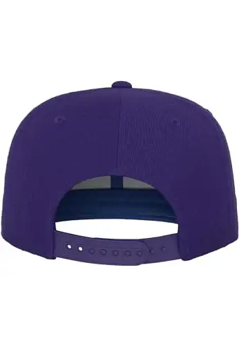 Flexfit Classic Snapback Cap, Mütze Unisex Kappe für Damen und Herren, One Size, Farbe purple miniatura 3