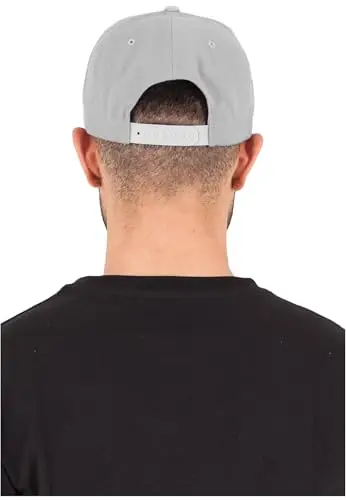 Flexfit Classic Snapback Cap, Mütze Unisex Kappe für Damen und Herren, One Size, Farbe silver miniatura 2