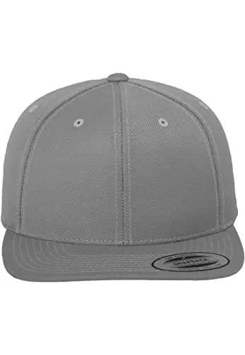 Flexfit Classic Snapback Cap, Mütze Unisex Kappe für Damen und Herren, One Size, Farbe silver miniatura 3