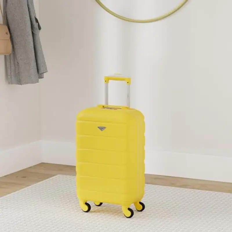Flight Knight ABS Trolley Bagaglio A Mano 55x35x20cm Compatibile Con Alitalia, easyJet, RyanAir, KLM E Tanti Altri! Valigia Leggera Bagaglio A Mano 4 Rotelle miniatura 2