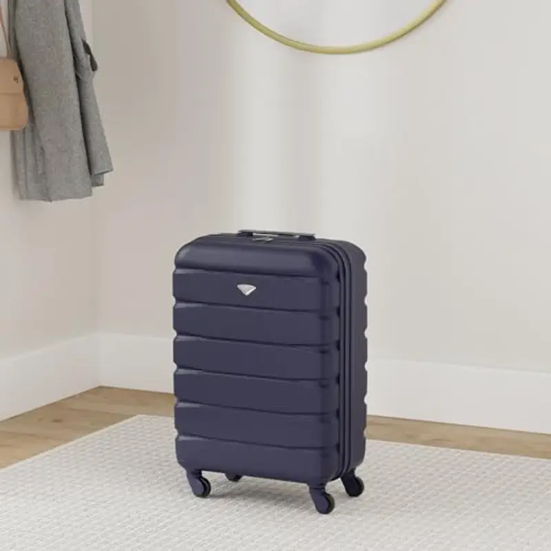 Flight Knight ABS Trolley Bagaglio A Mano 55x35x20cm Compatibile Con Alitalia, easyJet, RyanAir, KLM E Tanti Altri! Valigia Leggera Bagaglio A Mano 4 Rotelle miniatura 2