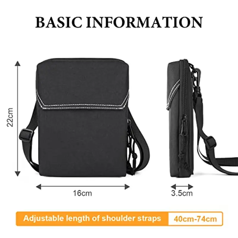 Flintronic Borsa a tracolla Uomo Nero 1602781 miniatura 2