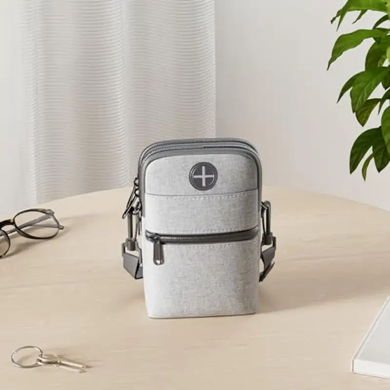 Flintronic Borsa a tracolla Uomo Grigio 1602782 miniatura 2