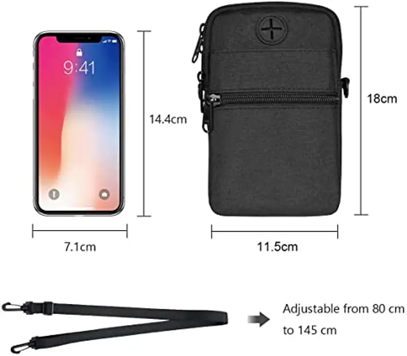 Flintronic Borsa a tracolla Uomo Grigio 1602780 miniatura 2