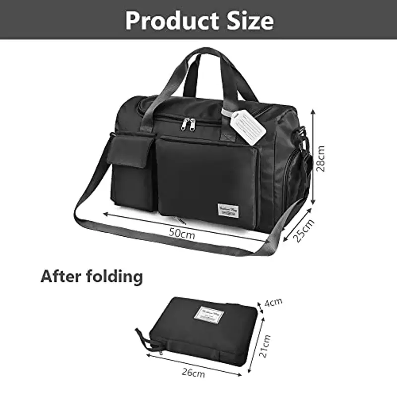 Flintronic Borsone da viaggio Nero 2518379 miniatura 3