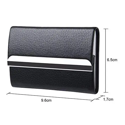 flintronic Porta Carte Credito, Porta Carte Credito in Acciaio Inossidabile, Portafoglio Carte Credito Donna e Uomo miniatura 2