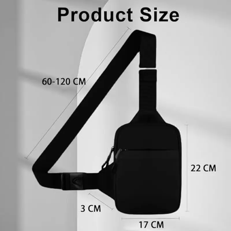 Flintronic Borsa a tracolla Uomo Nero 1602650 miniatura 2