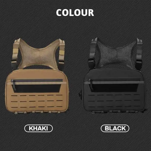 flintronic Zaino Tattico da Petto, Zaino Tattico da Combattimento, Borsa da Ricognizione miniatura 3