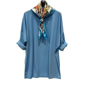 BLUSA DONNA CON FOULARD FLORA 24835