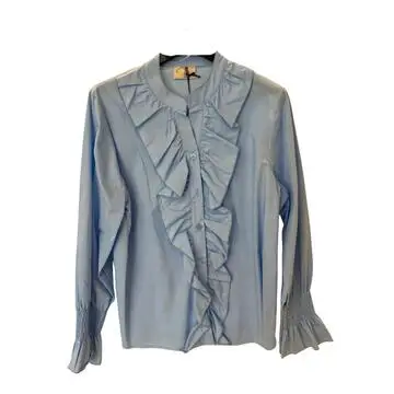 CAMICIA DONNA IN COTONE MANICA LUNGA FLORA 85835