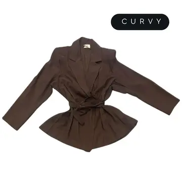 GIACCA DONNA OVER FLORA CURVY 260036