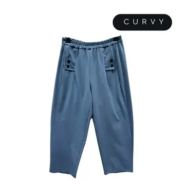 PANTALONE DONNA OVER PUNTO MILANO FLORA CURVY 3138