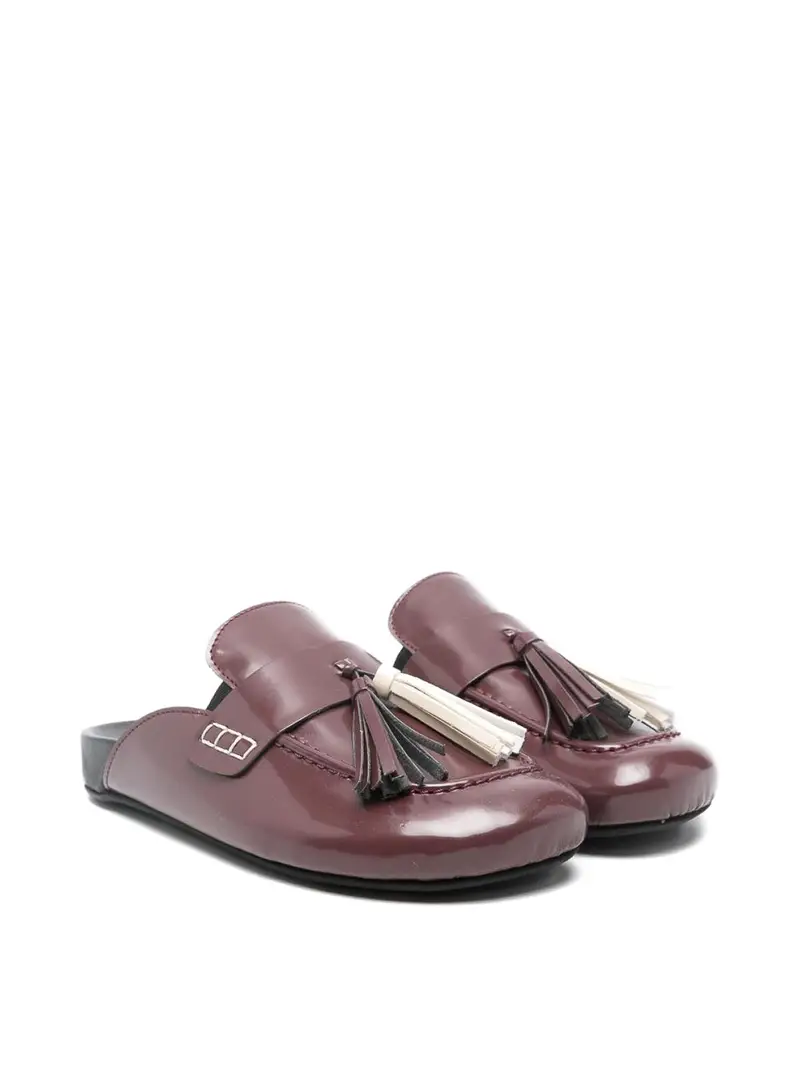 Sabot Con Nappe Rosso Scuro