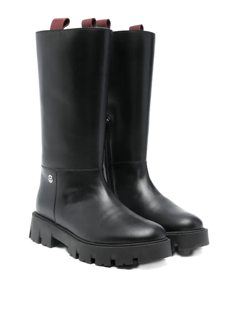 Stivali In Pelle Nero