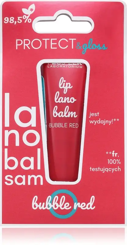 Protect & Gloss Lanobalm balsamo labbra intenso 12 g bubble red